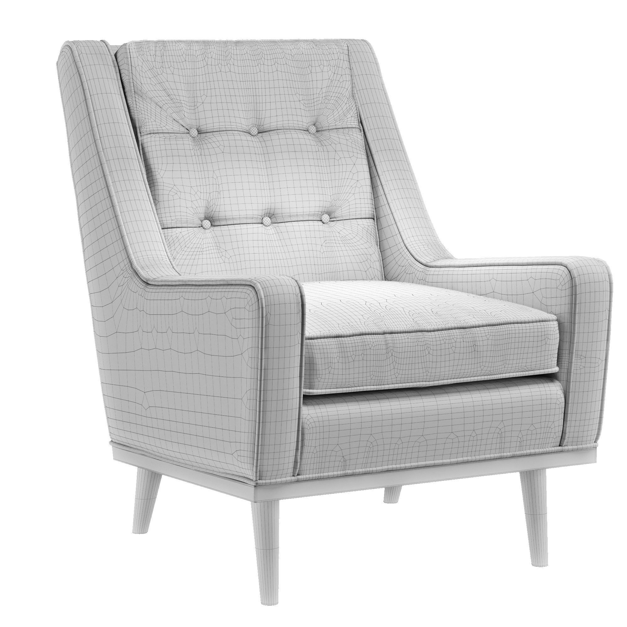 Article Furniture Lounge Chairs Pack 3D Model Collection_14