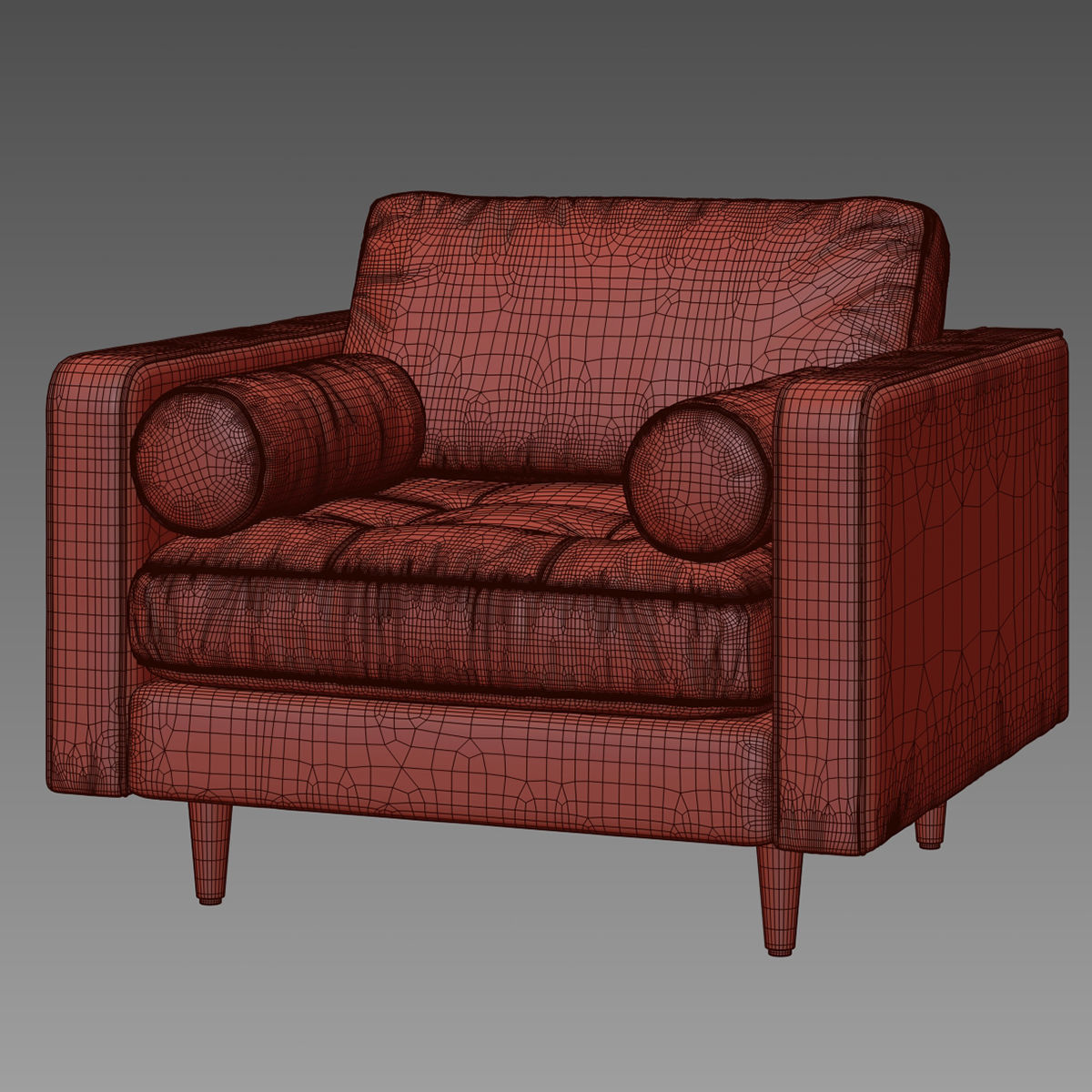 Article Furniture Lounge Chairs Pack 3D Model Collection_29
