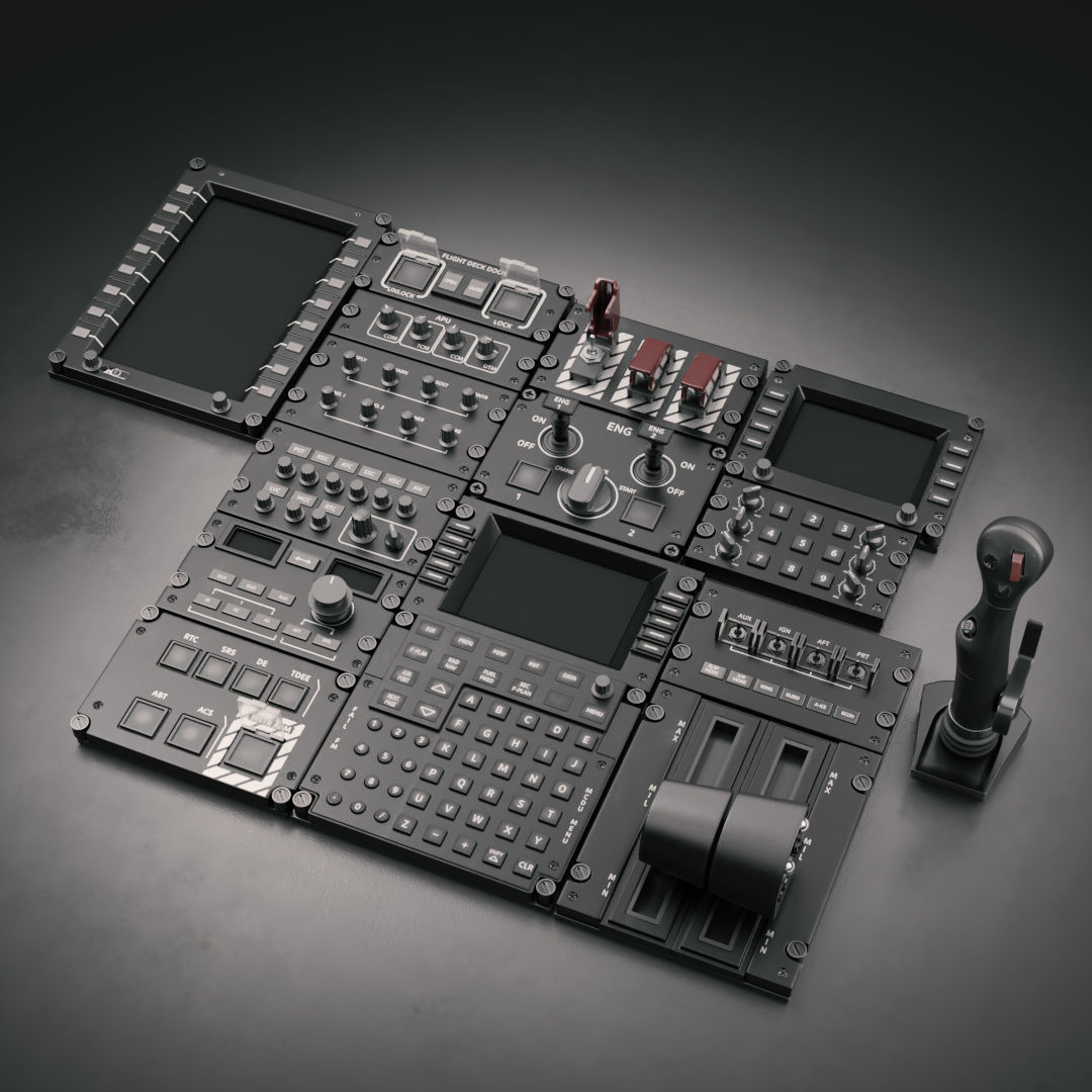 Cockpit Elements 3D model_12