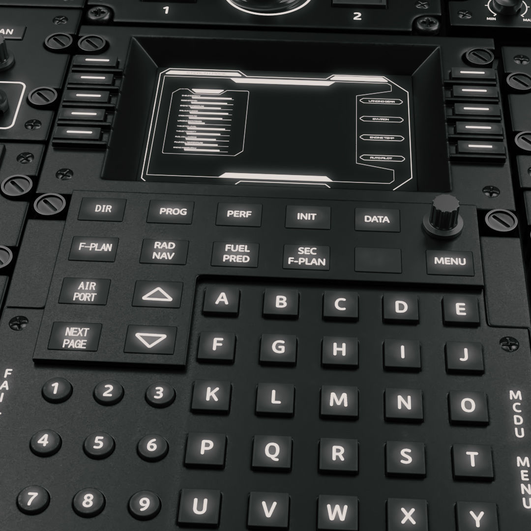 Cockpit Elements 3D model_11