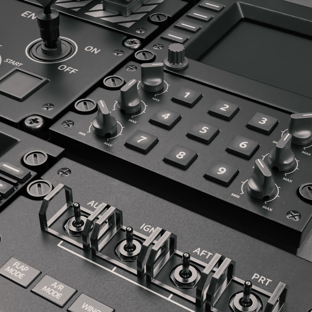 Cockpit Elements 3D model_3