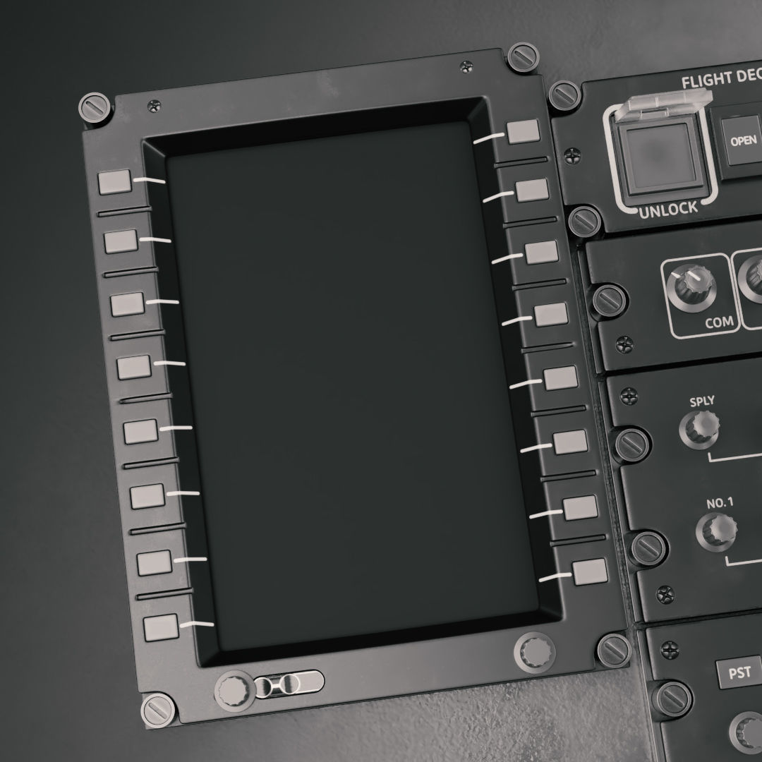 Cockpit Elements 3D model_15
