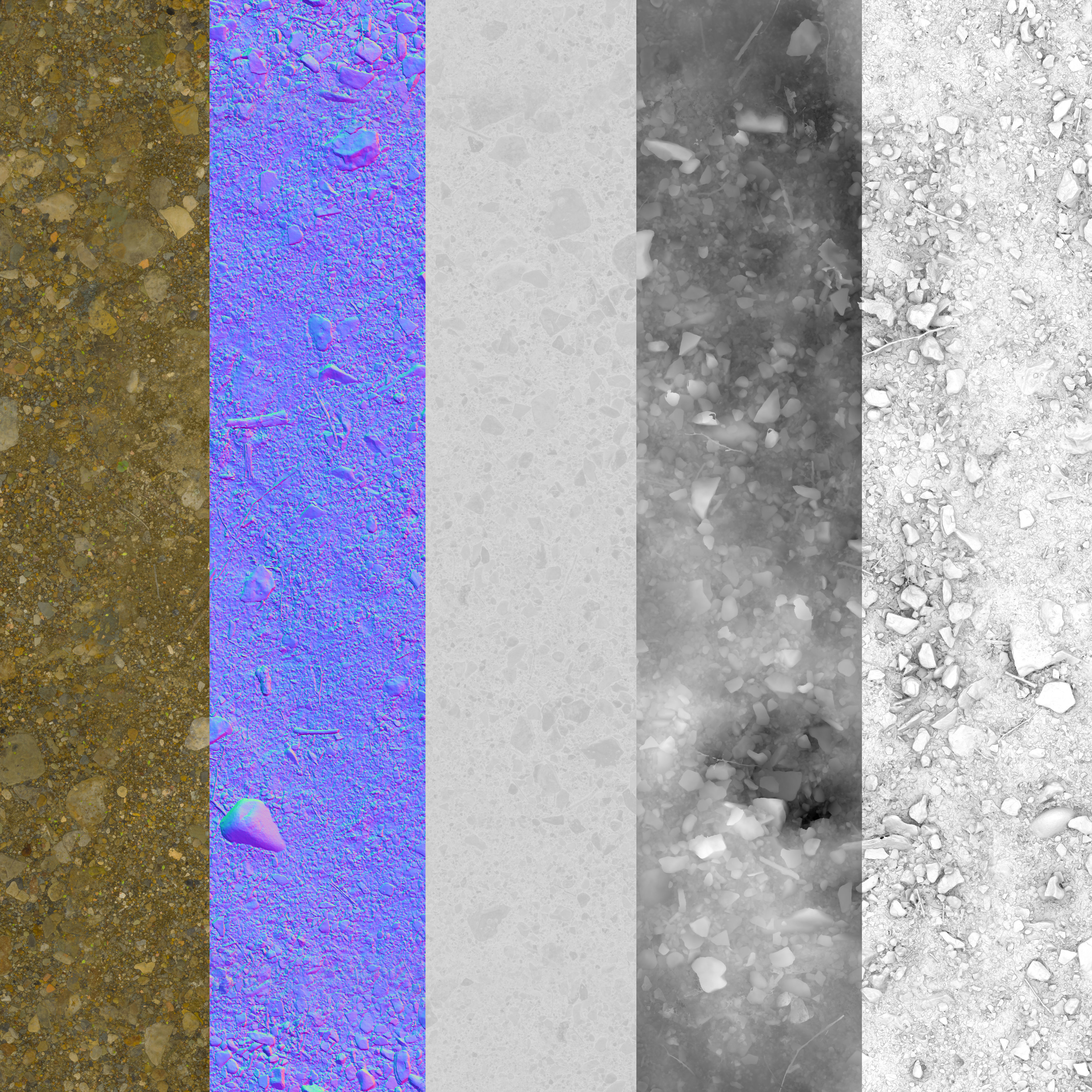 PBR Scanned Stoney Soil Texture_4