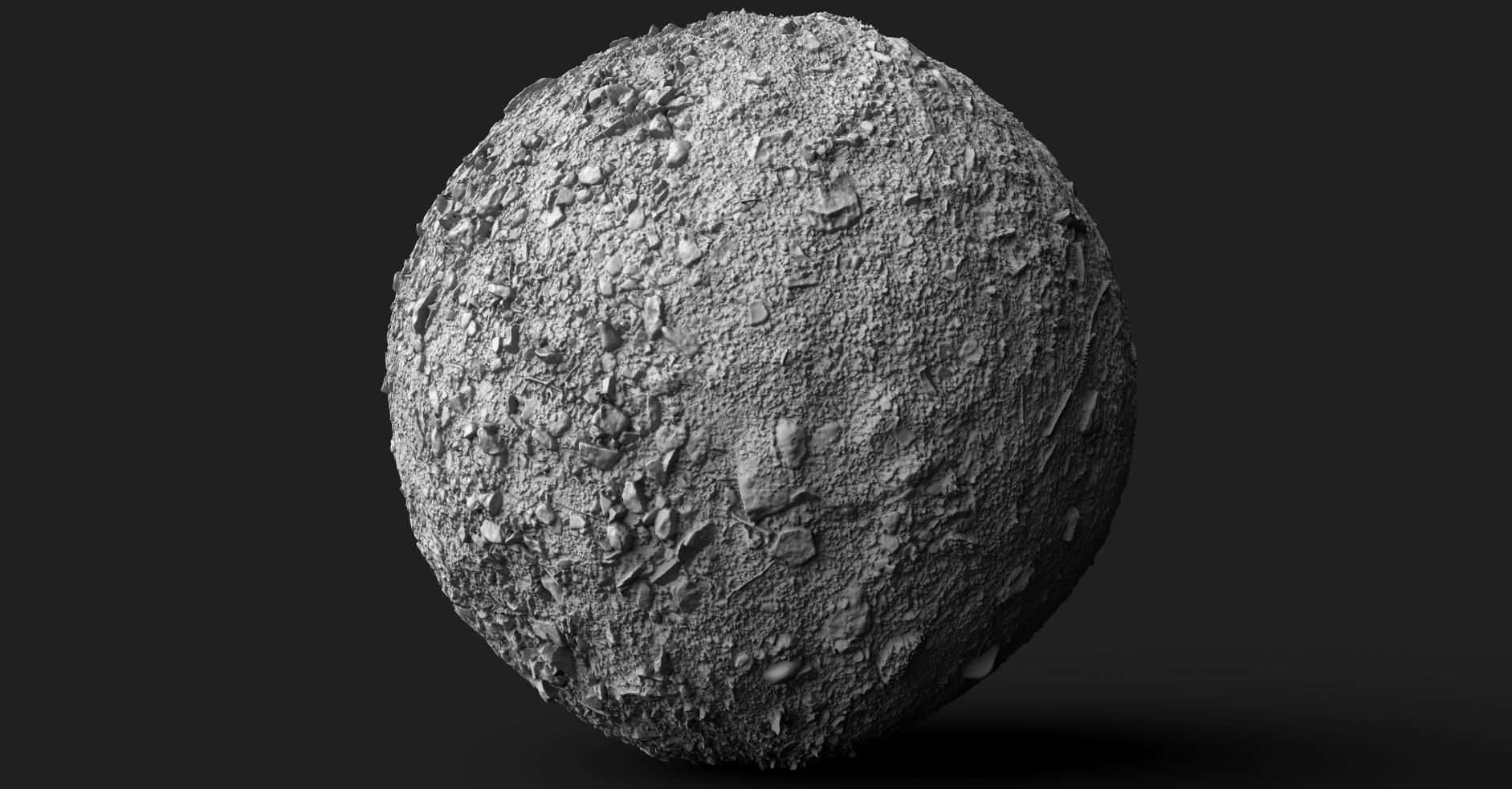 PBR Scanned Stoney Soil Texture_1