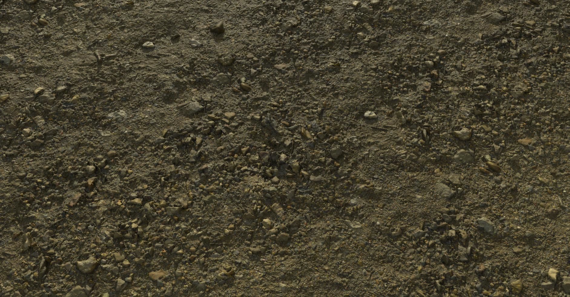 PBR Scanned Stoney Soil Texture_2