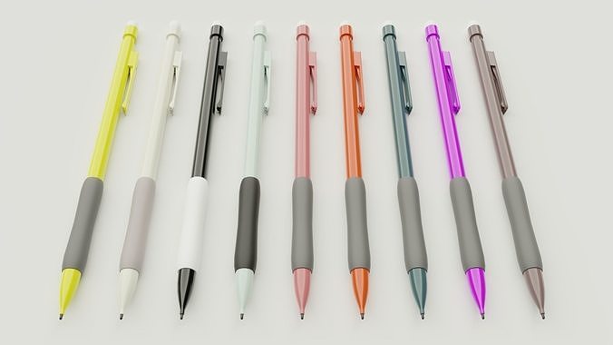 Mechanical Pencil Low-poly 3D model