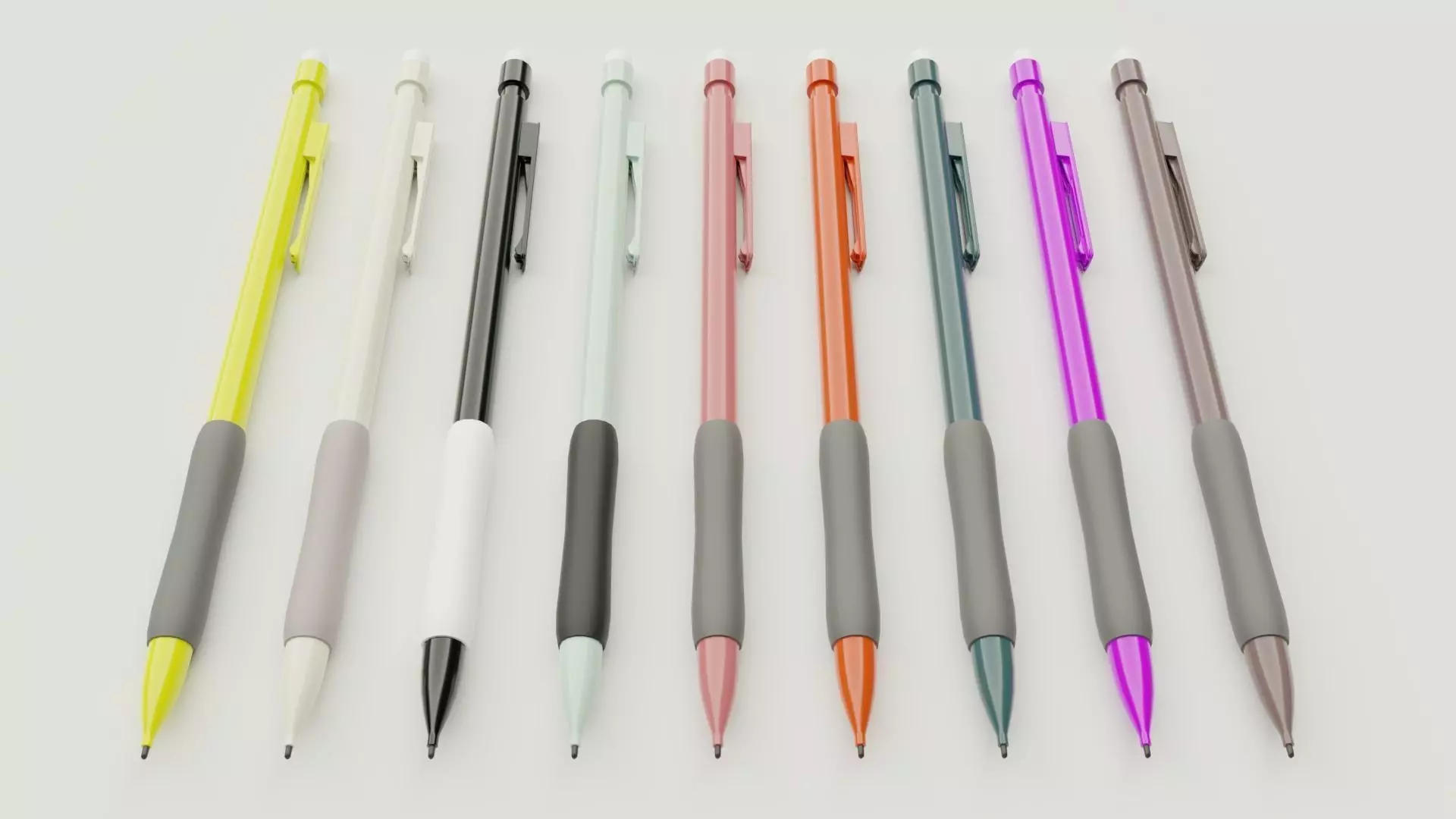 Mechanical Pencil Low-poly 3D model_0