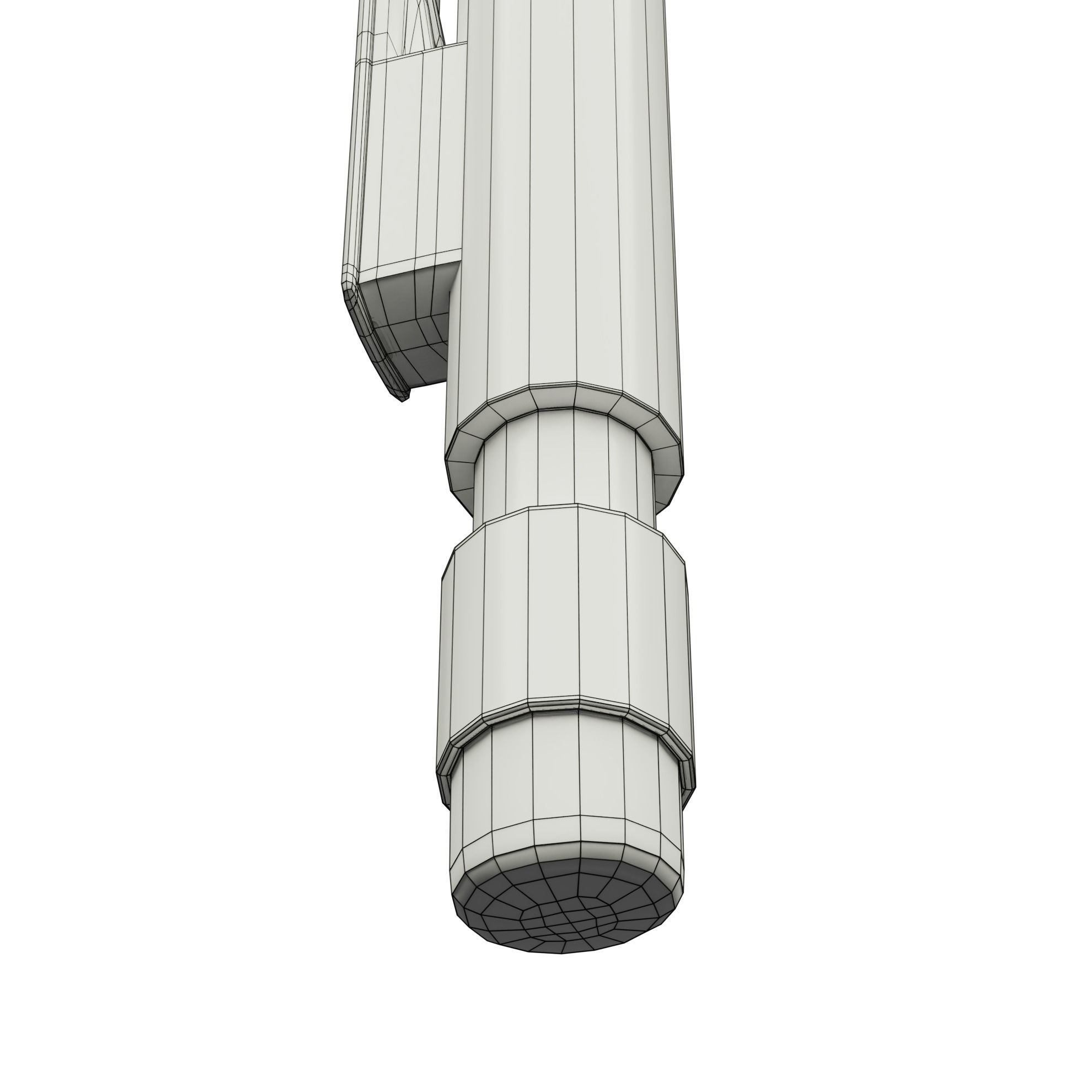 Mechanical Pencil Low-poly 3D model_7