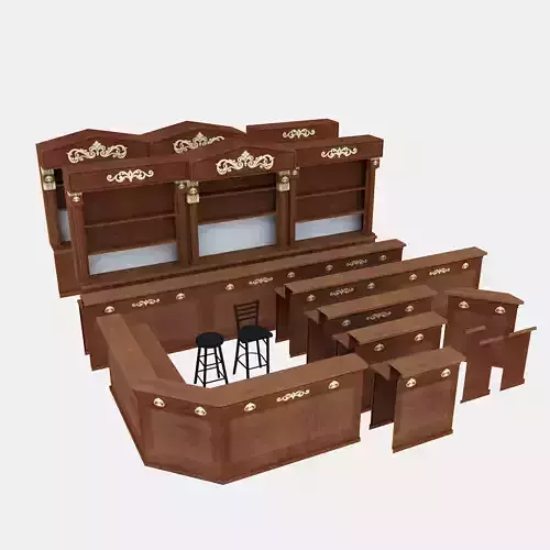 Vintage Retro bar modular