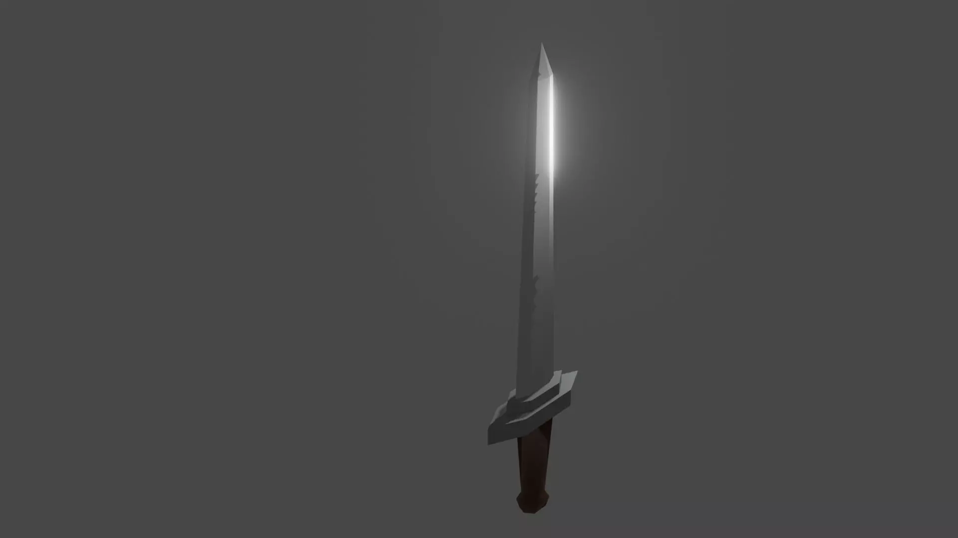 Low Poly Sword Free low-poly 3D model_0