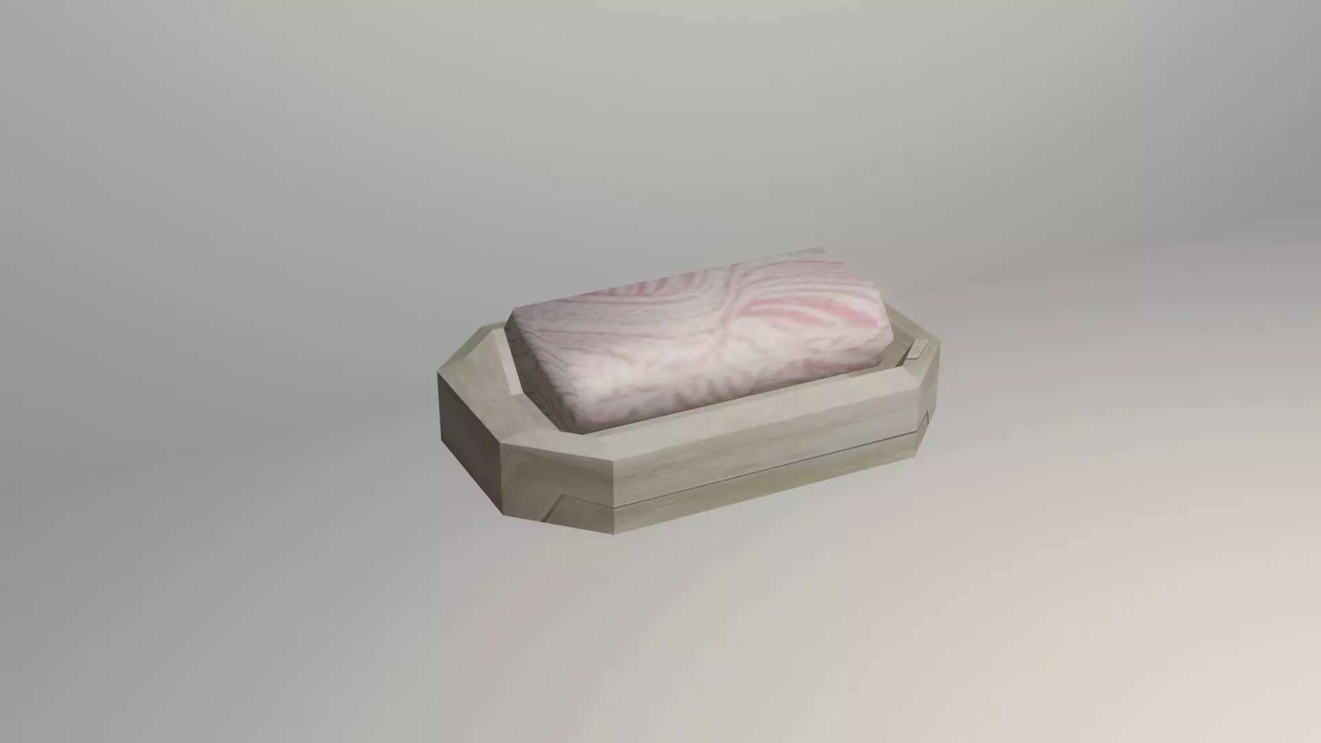 Low poly Soap box Free low-poly 3D model