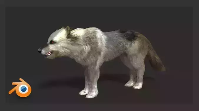 WOLF FUR MODEL
