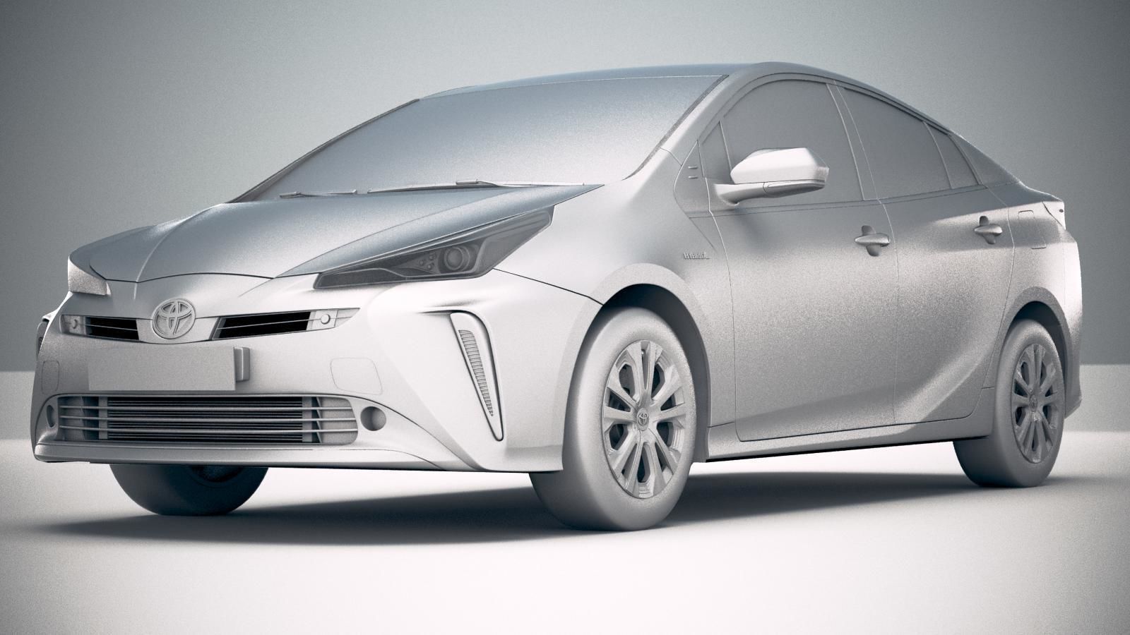 Toyota Prius 2019 3D model_22