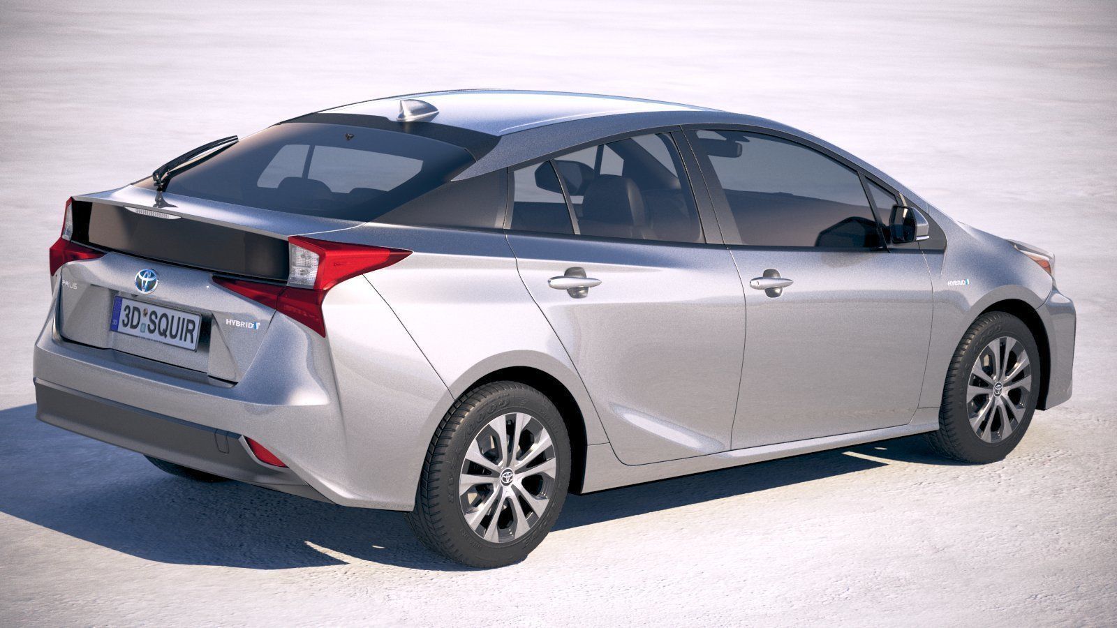 Toyota Prius 2019 3D model_4