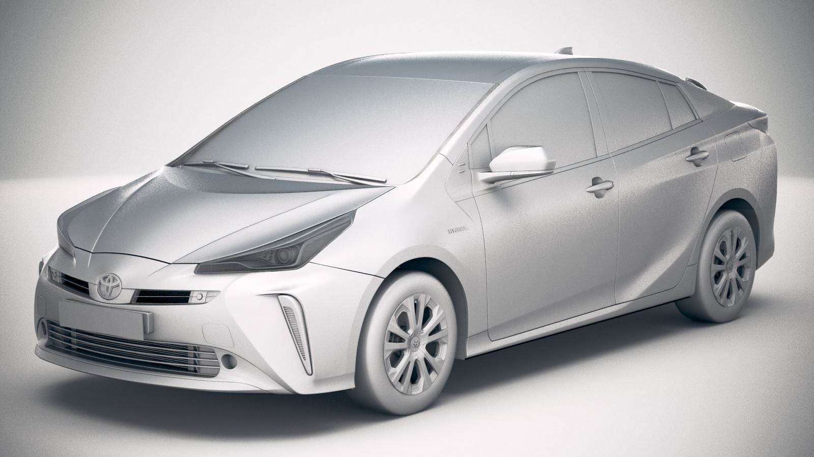 Toyota Prius 2019 3D model_17