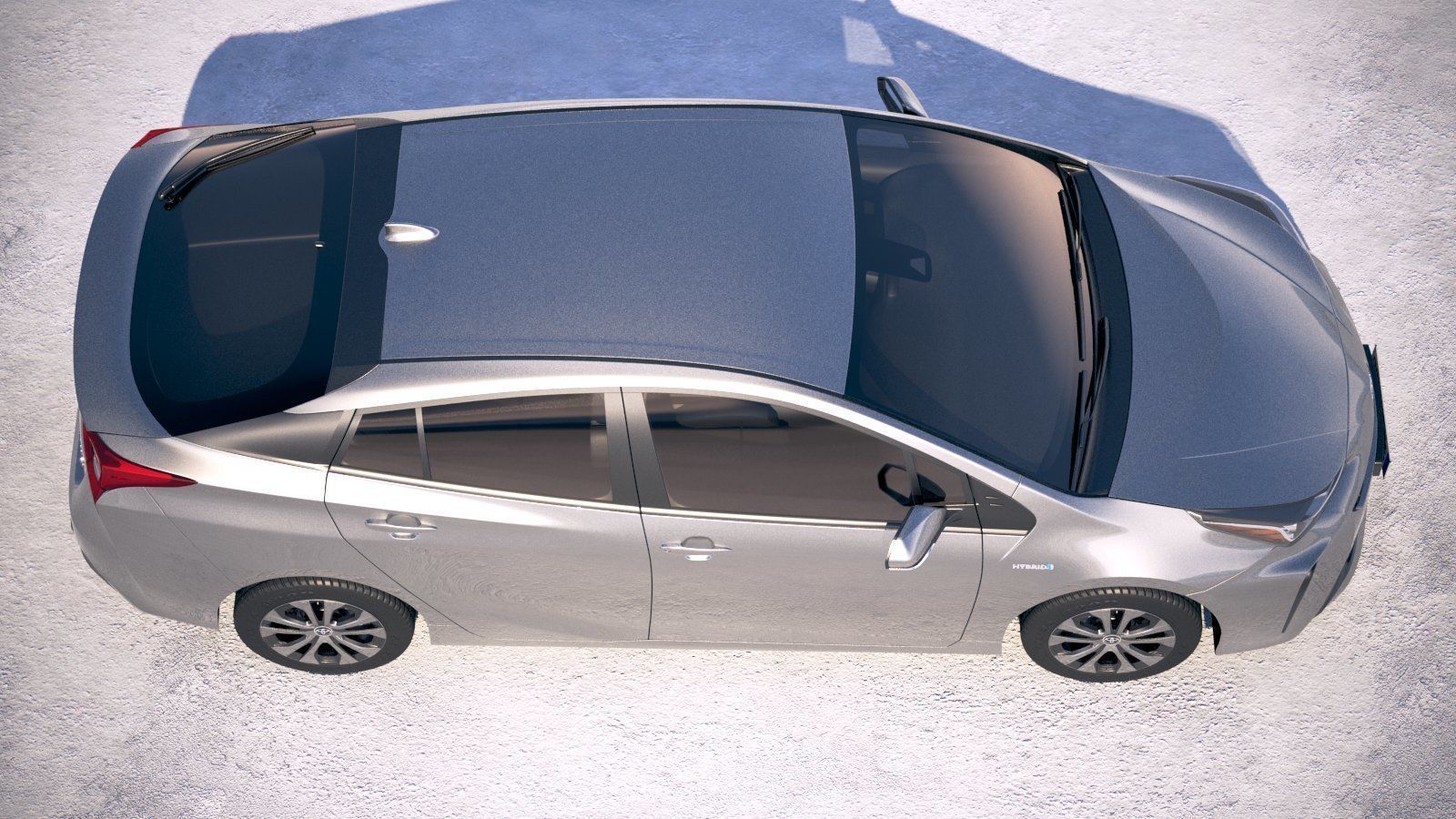 Toyota Prius 2019 3D model_7