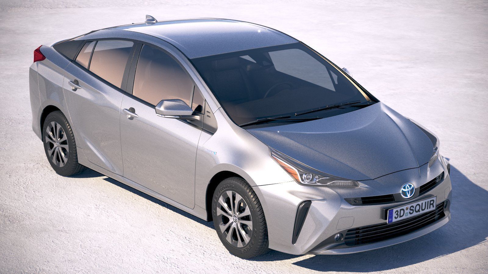Toyota Prius 2019 3D model_11
