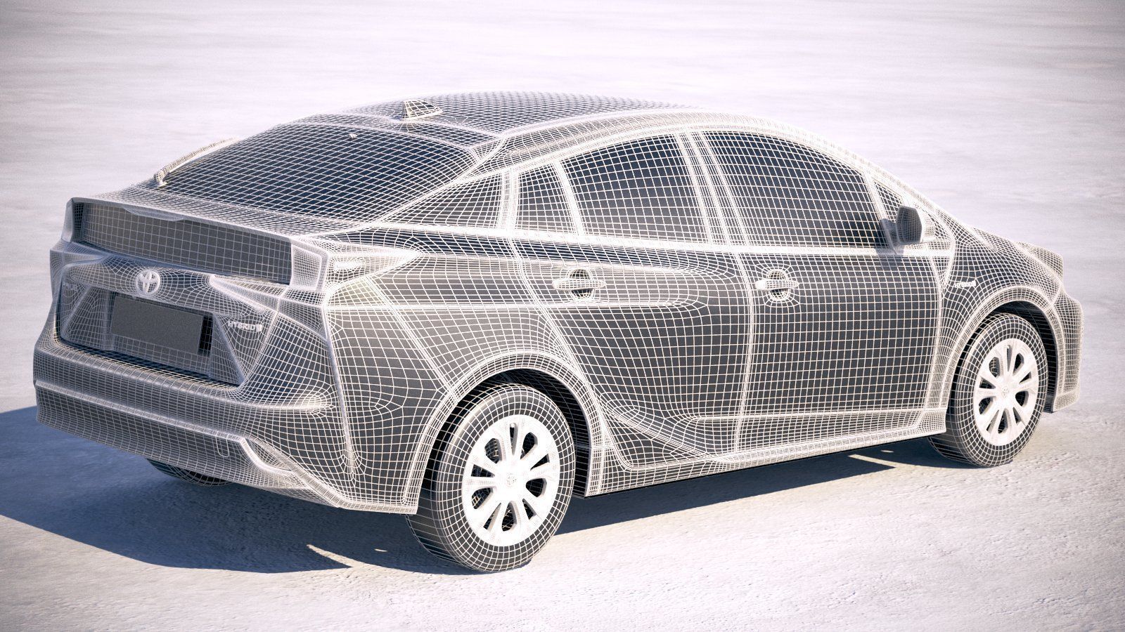 Toyota Prius 2019 3D model_25