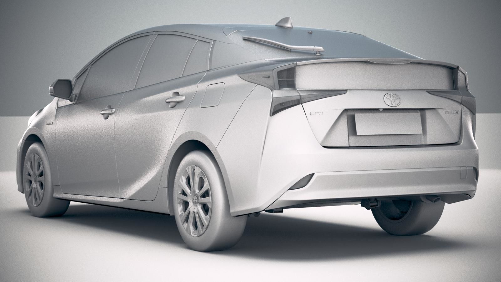 Toyota Prius 2019 3D model_23