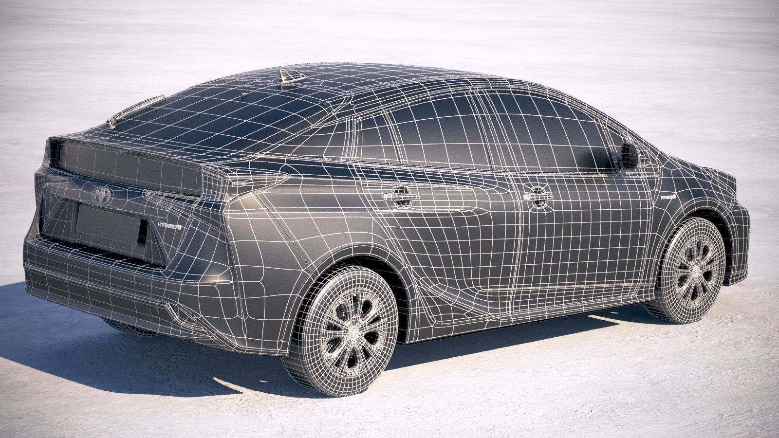 Toyota Prius 2019 3D model_27