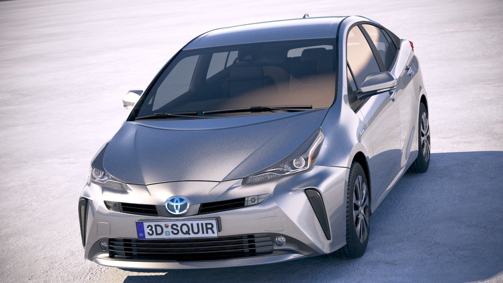 Toyota Prius 2019 3D model_1