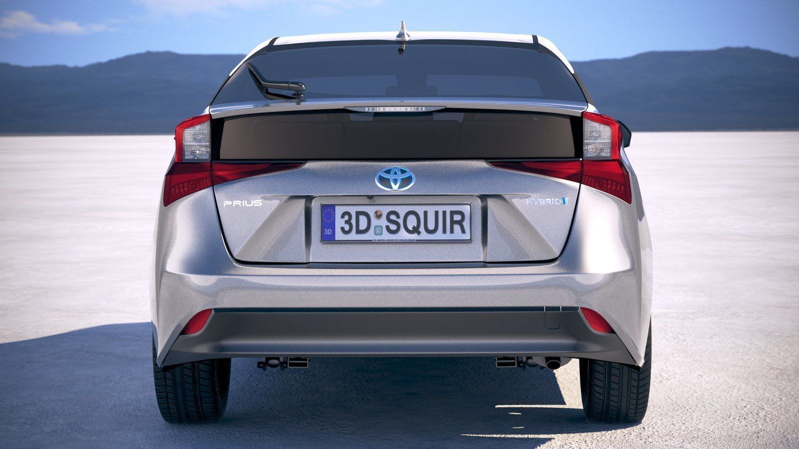 Toyota Prius 2019 3D model_10