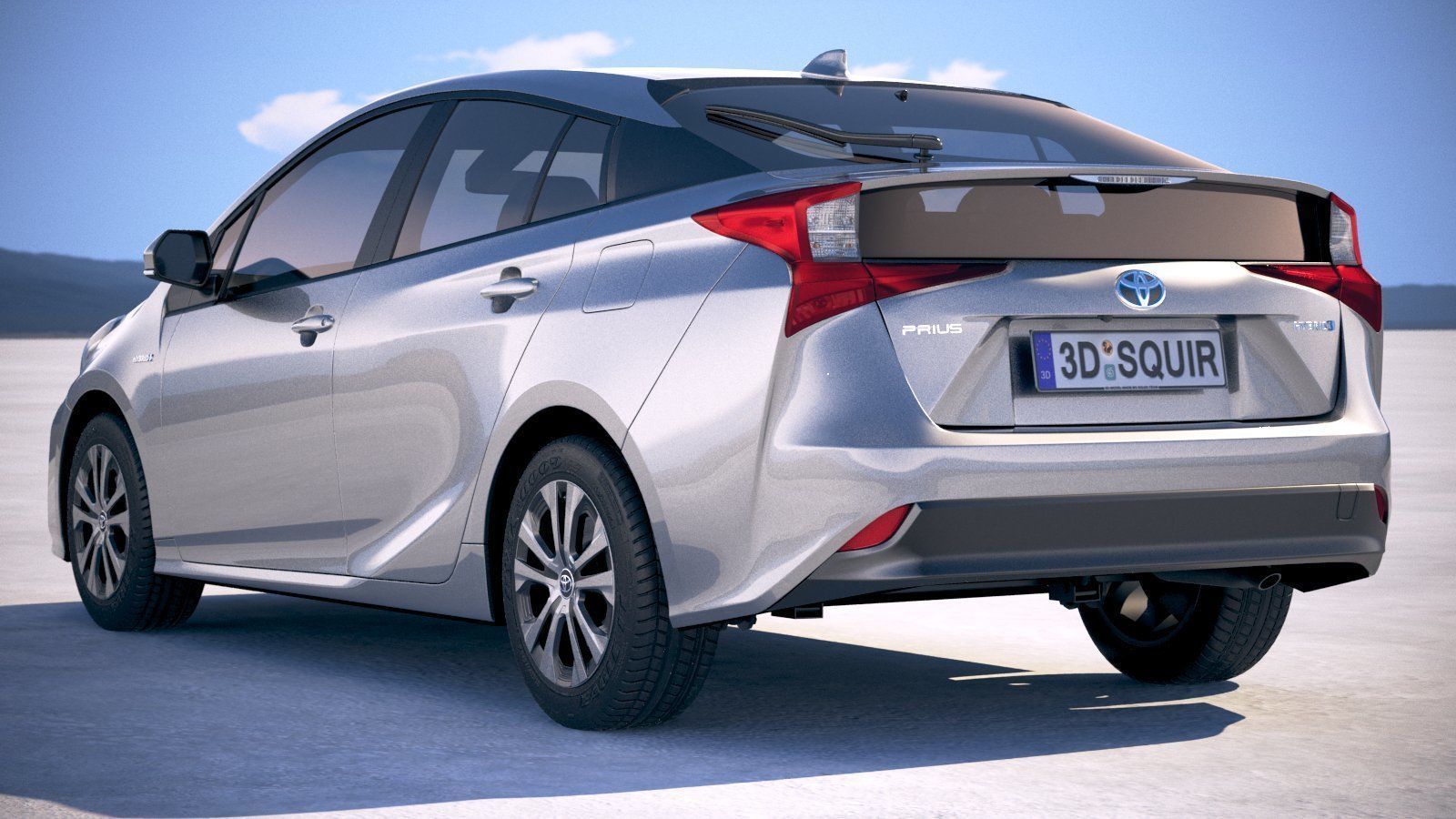 Toyota Prius 2019 3D model_13