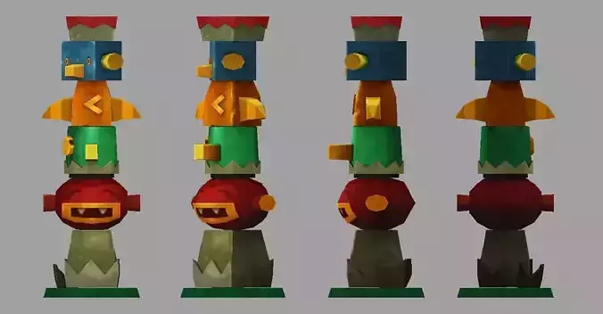 Lupites Lava - Super Hyen Low-poly 3D model