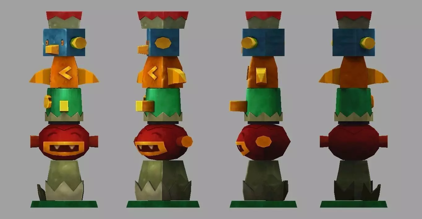 Lupites Lava - Super Hyen Low-poly 3D model_0