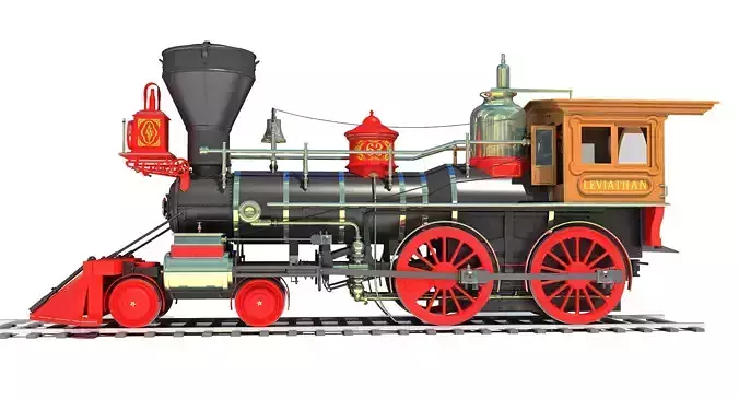 Steam Locomotive Leviathan 3D model