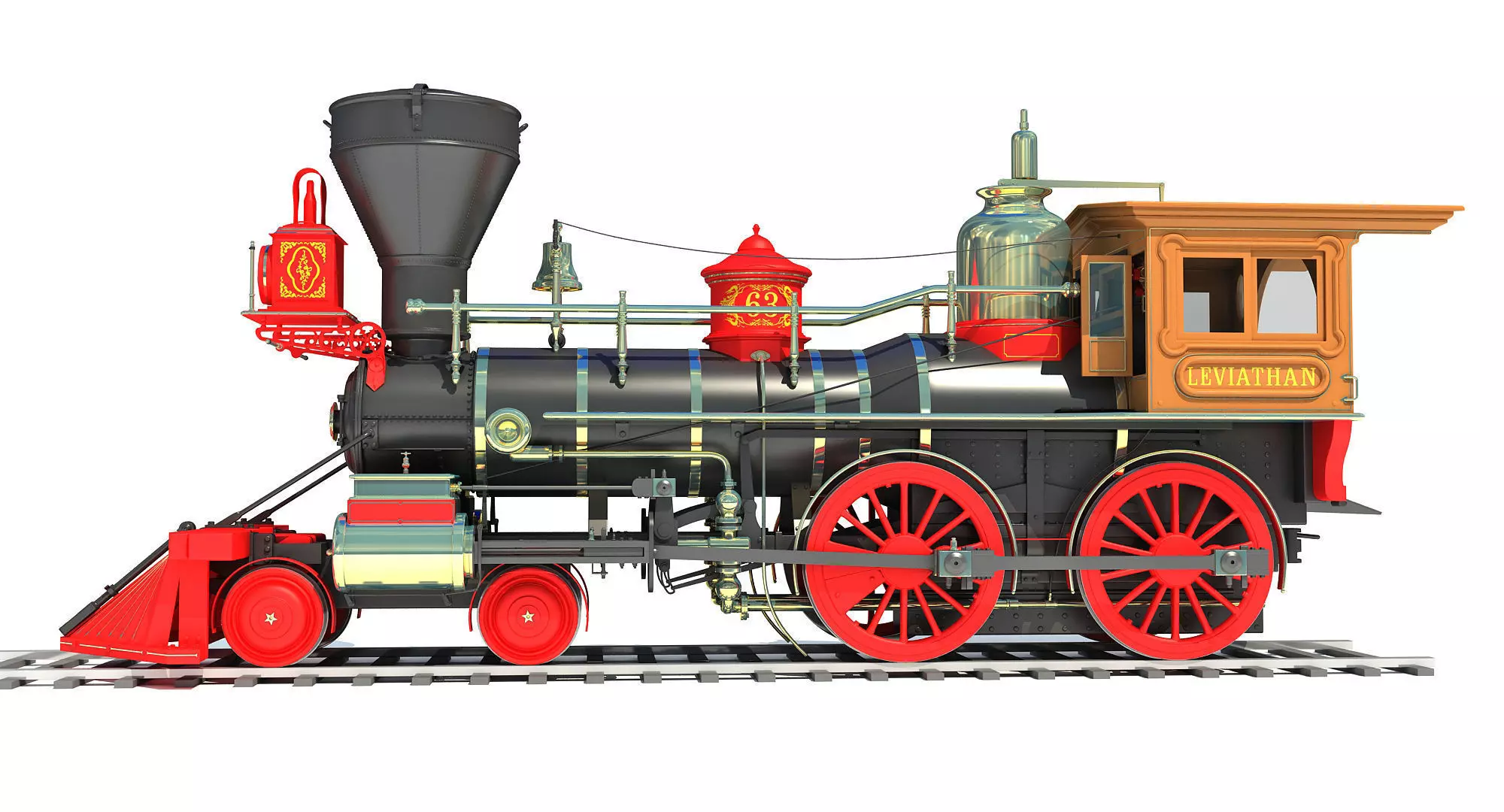 Steam Locomotive Leviathan 3D model