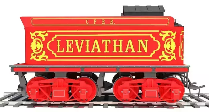 Locomotive Tender 3D model