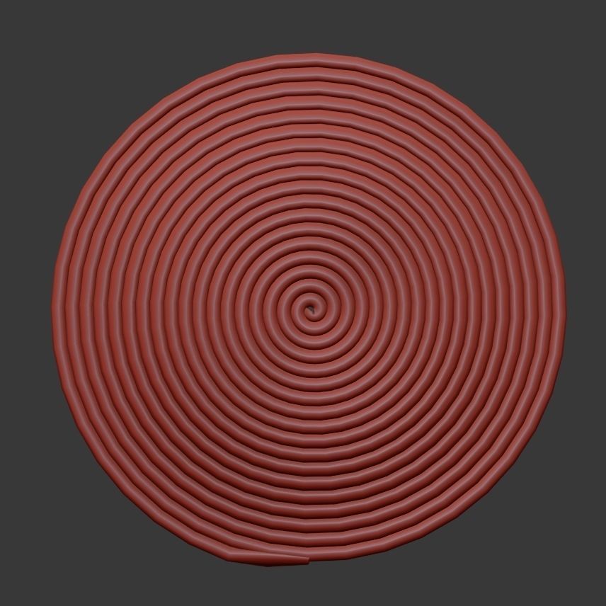 Collection of wicker African wall baskets - 6 sets 3D model_26