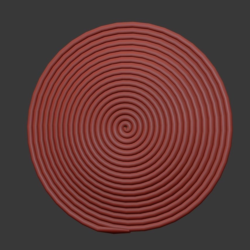 Collection of wicker African wall baskets - 6 sets 3D model_25