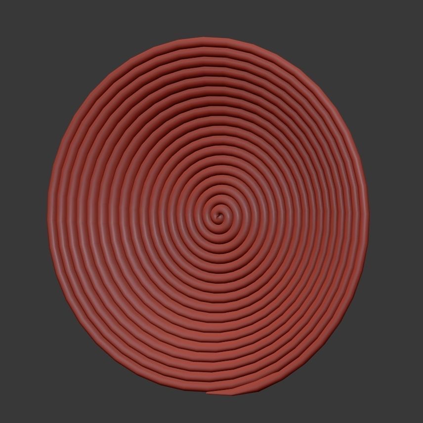 Collection of wicker African wall baskets - 6 sets 3D model_38