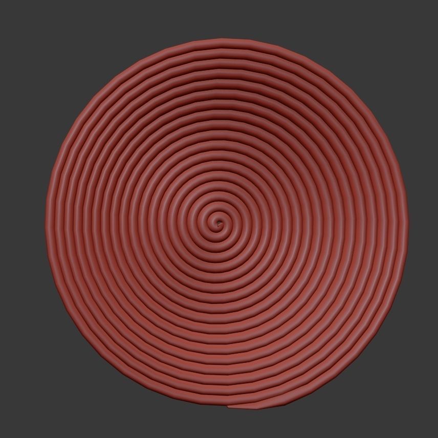 Collection of wicker African wall baskets - 6 sets 3D model_12