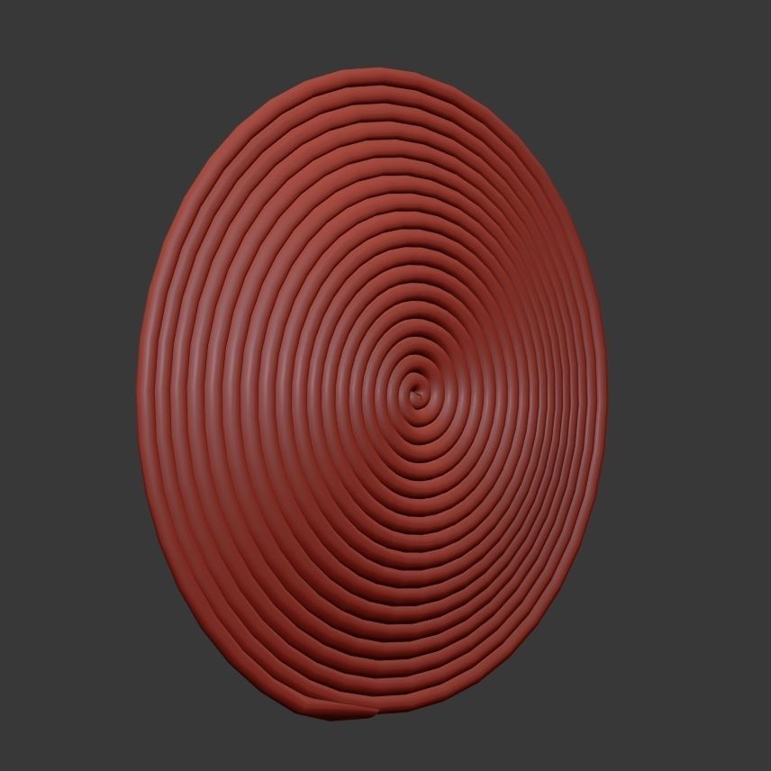 Collection of wicker African wall baskets - 6 sets 3D model_29