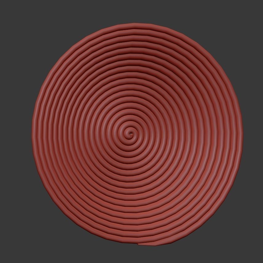 Collection of wicker African wall baskets - 6 sets 3D model_13