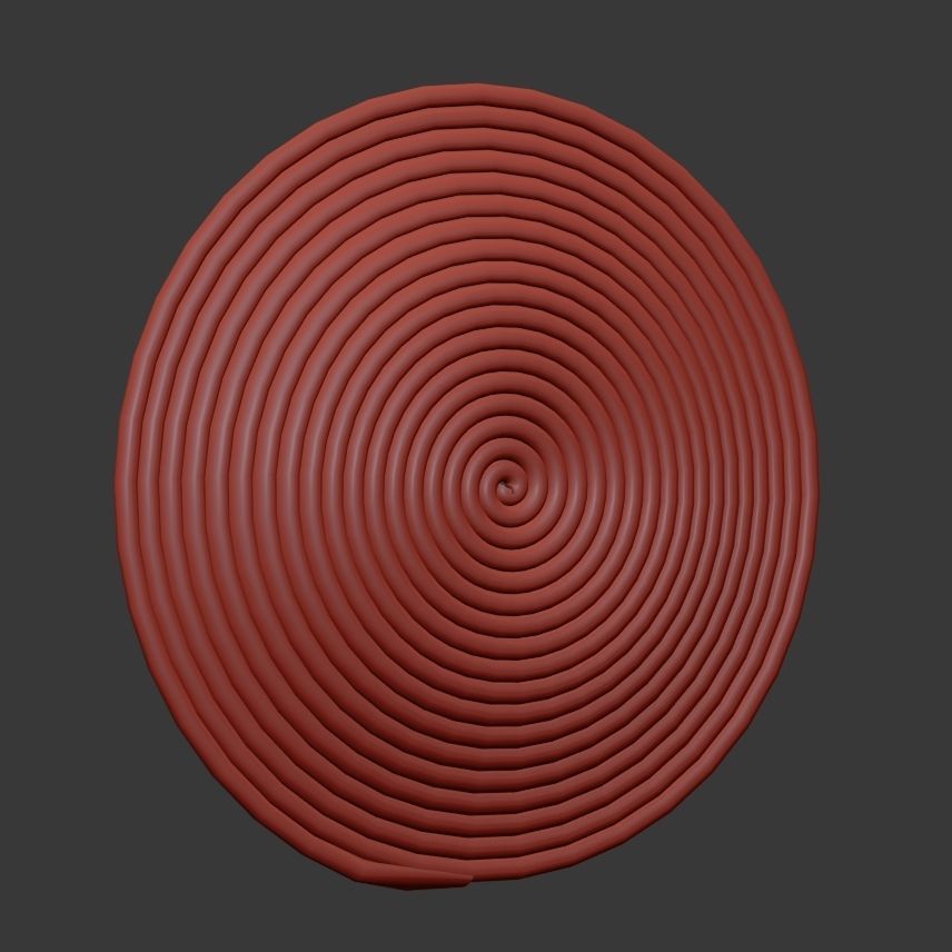 Collection of wicker African wall baskets - 6 sets 3D model_28