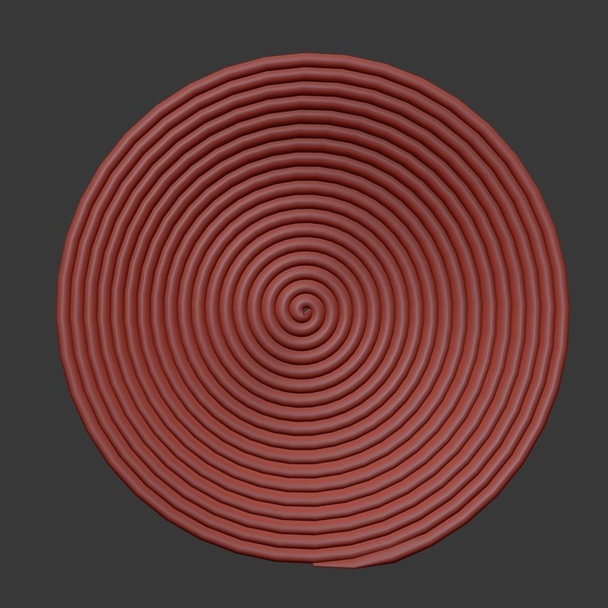 Collection of wicker African wall baskets - 6 sets 3D model_11