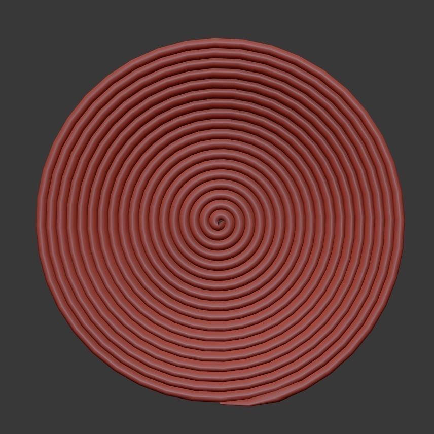 Collection of wicker African wall baskets - 6 sets 3D model_42