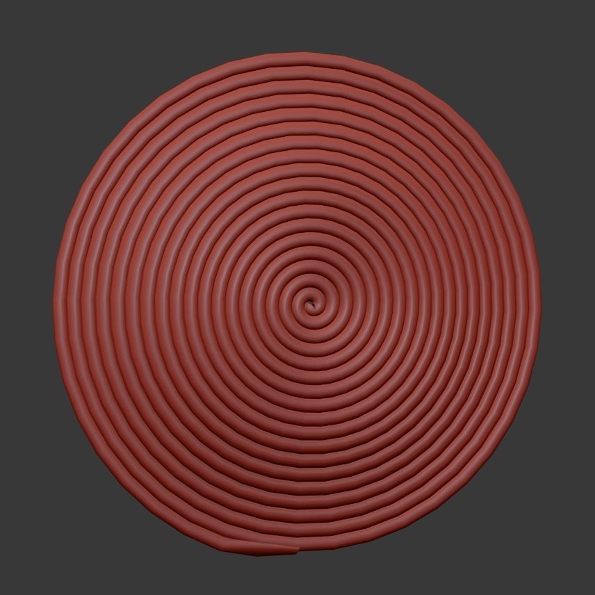 Collection of wicker African wall baskets - 6 sets 3D model_27