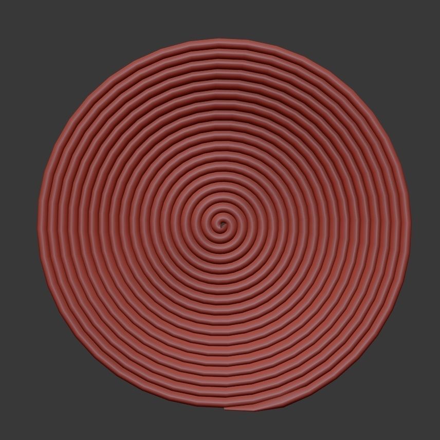 Collection of wicker African wall baskets - 6 sets 3D model_44