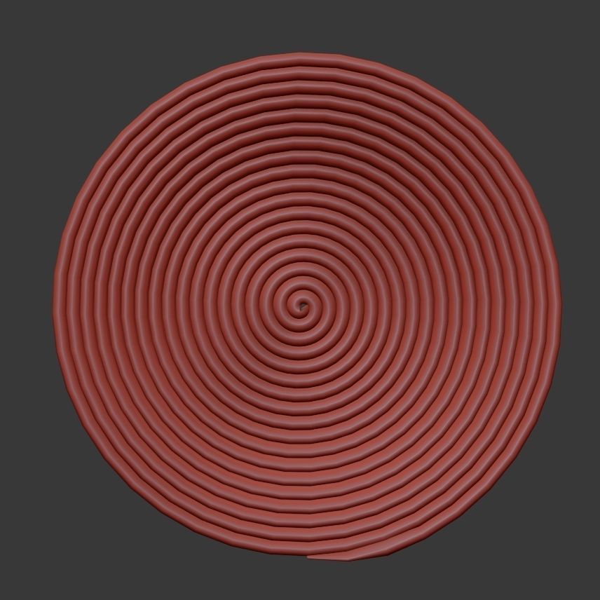 Collection of wicker African wall baskets - 6 sets 3D model_10