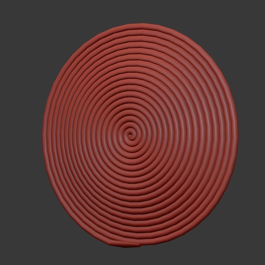 Collection of wicker African wall baskets - 6 sets 3D model_24