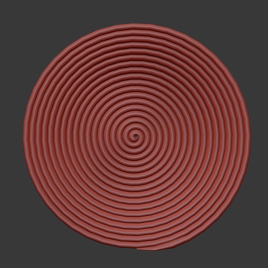 Collection of wicker African wall baskets - 6 sets 3D model_9