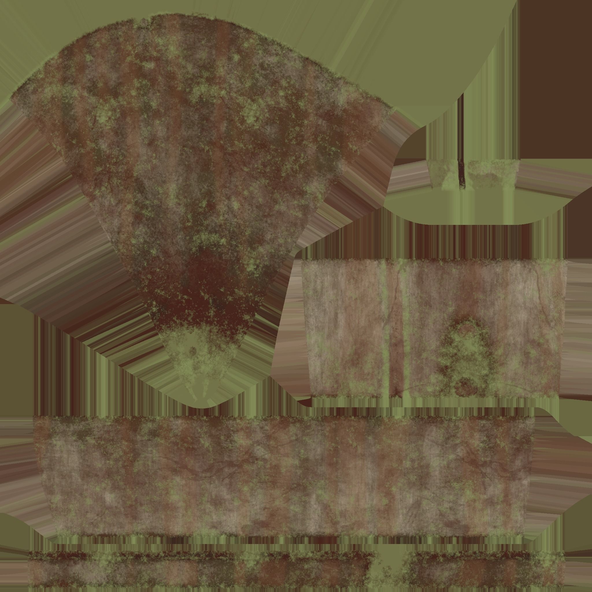 Medieval horn for drinking 3D model_15