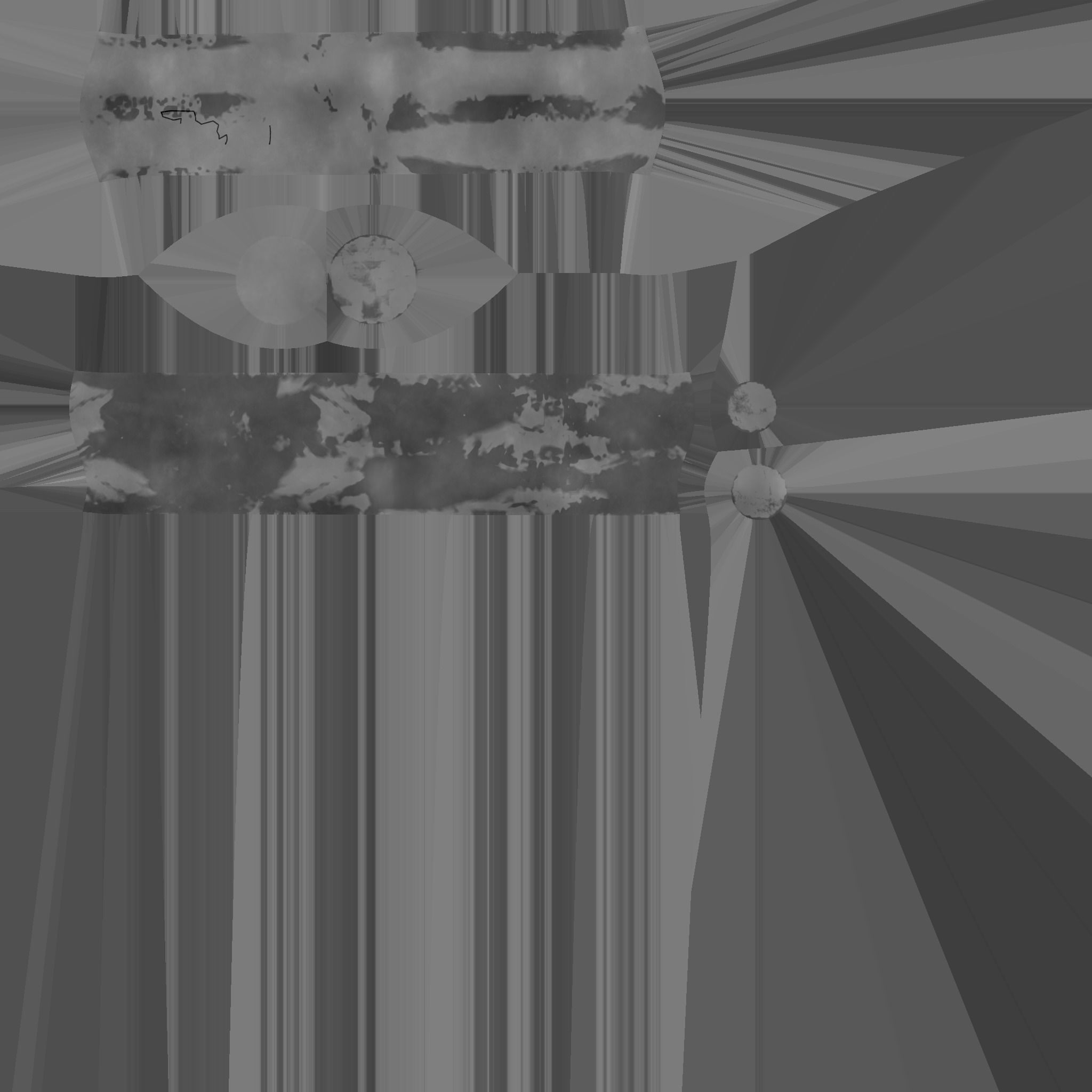 Medieval horn for drinking 3D model_3