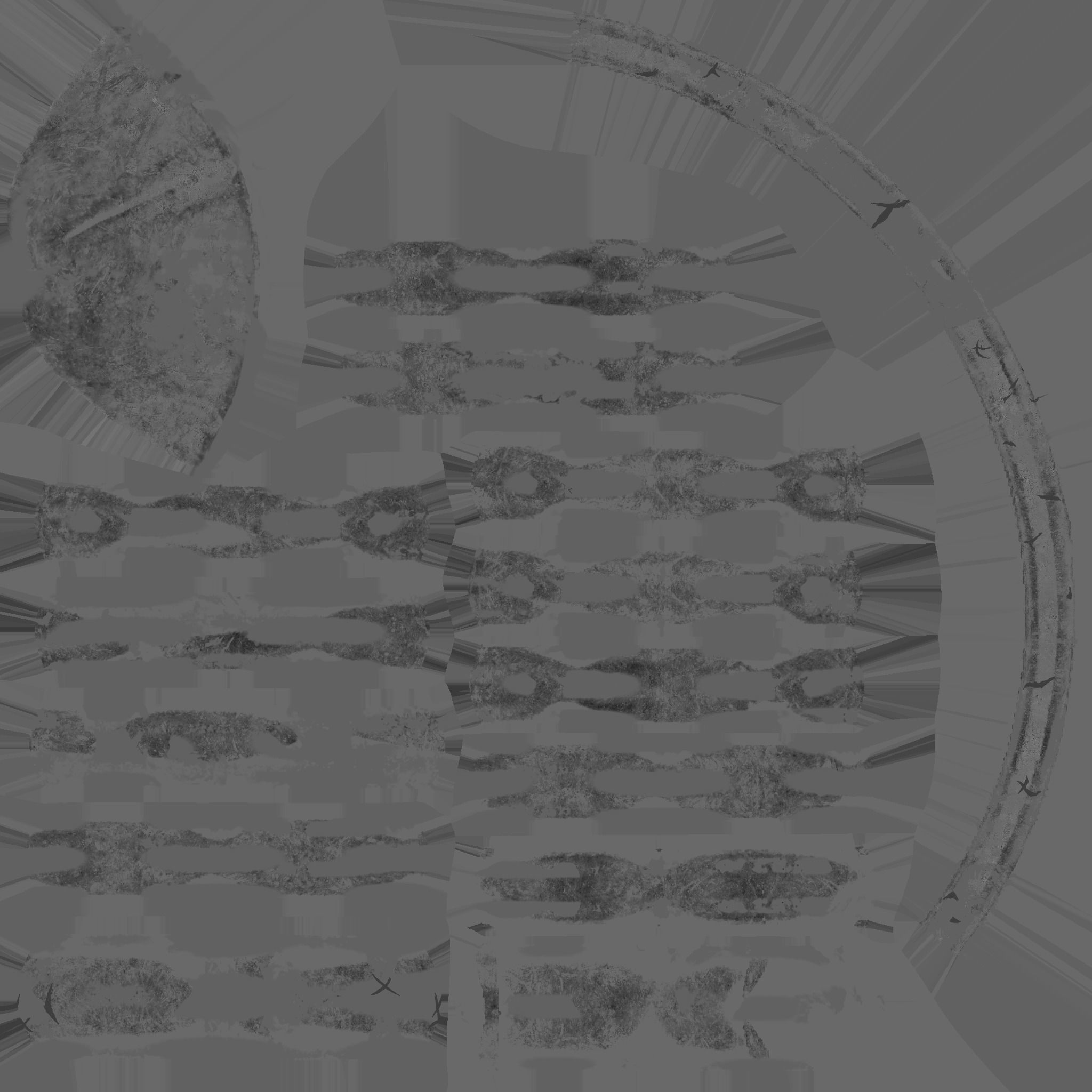 Medieval horn for drinking 3D model_4