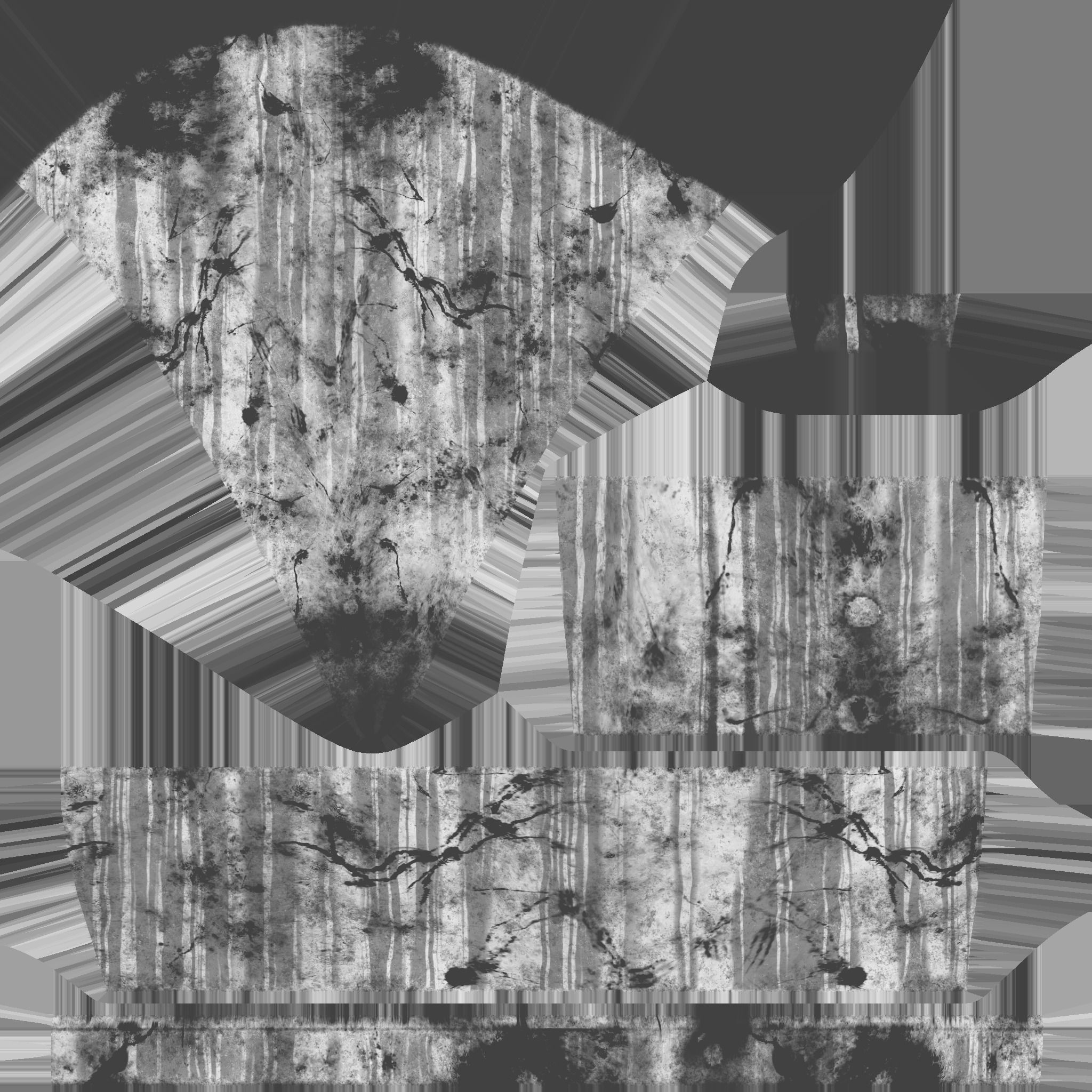 Medieval horn for drinking 3D model_5